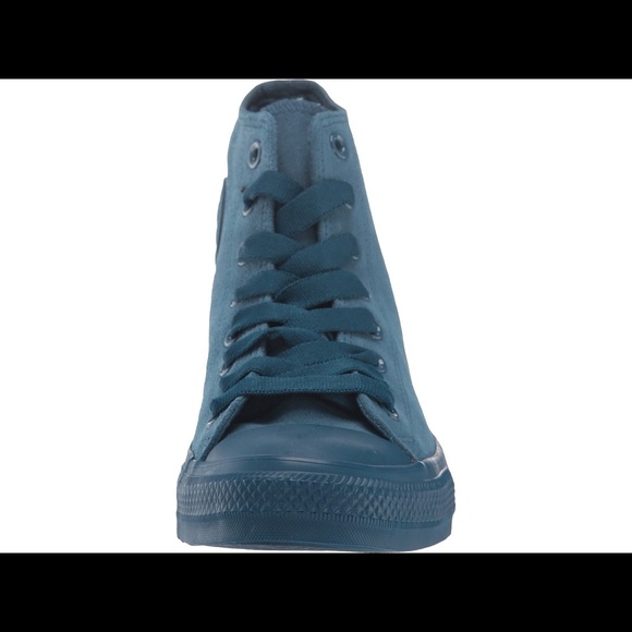 Converse Chuck Taylor All Star Hi Suede - Blue Fir - Picture 6 of 8